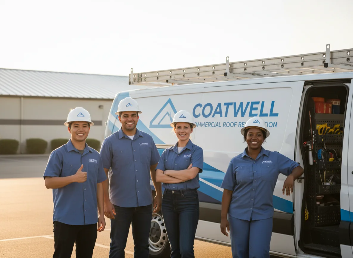 Commercial roof coating company in Tarpley, TX